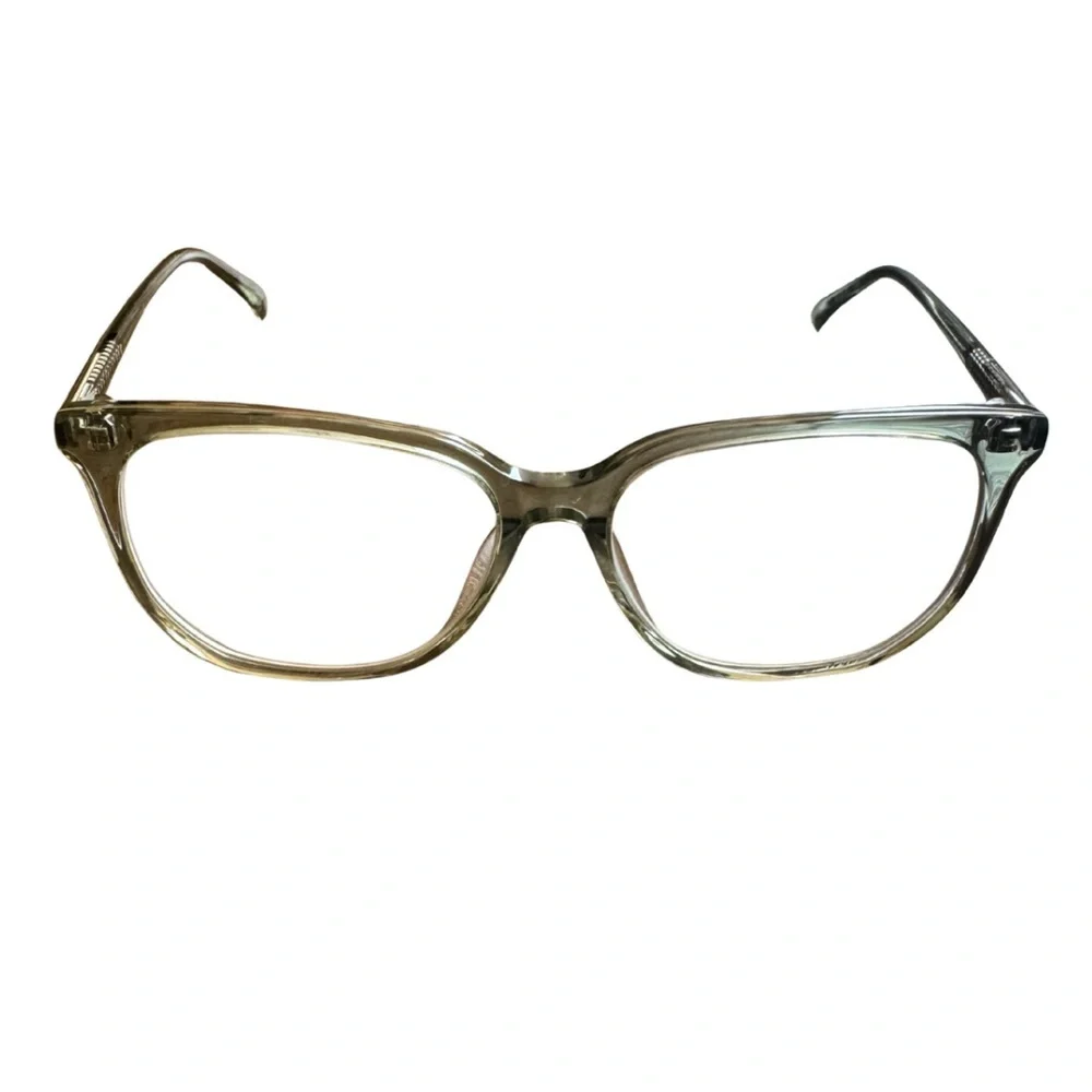 Zenni Green Transitions Lenses Acetate Square Eyeglasses Sunglasses New NIB